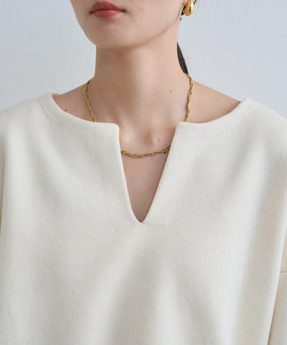 【@_shirabe.s_聯名】衛衣風翻領針織衫