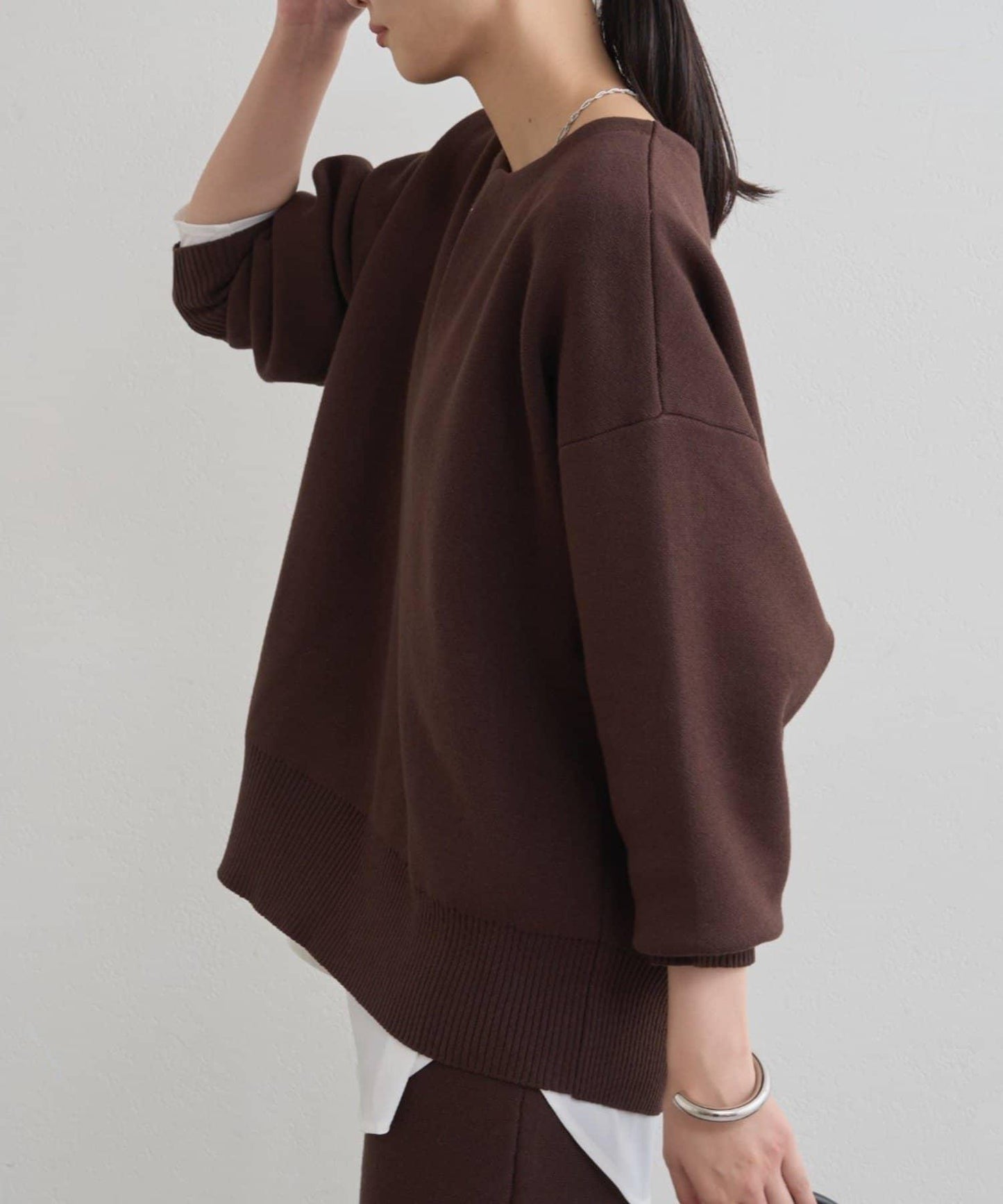 【@_shirabe.s_聯名】衛衣風翻領針織衫