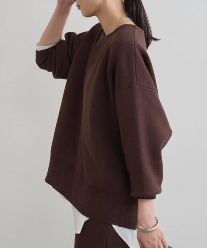 【@_shirabe.s_聯名】衛衣風翻領針織衫