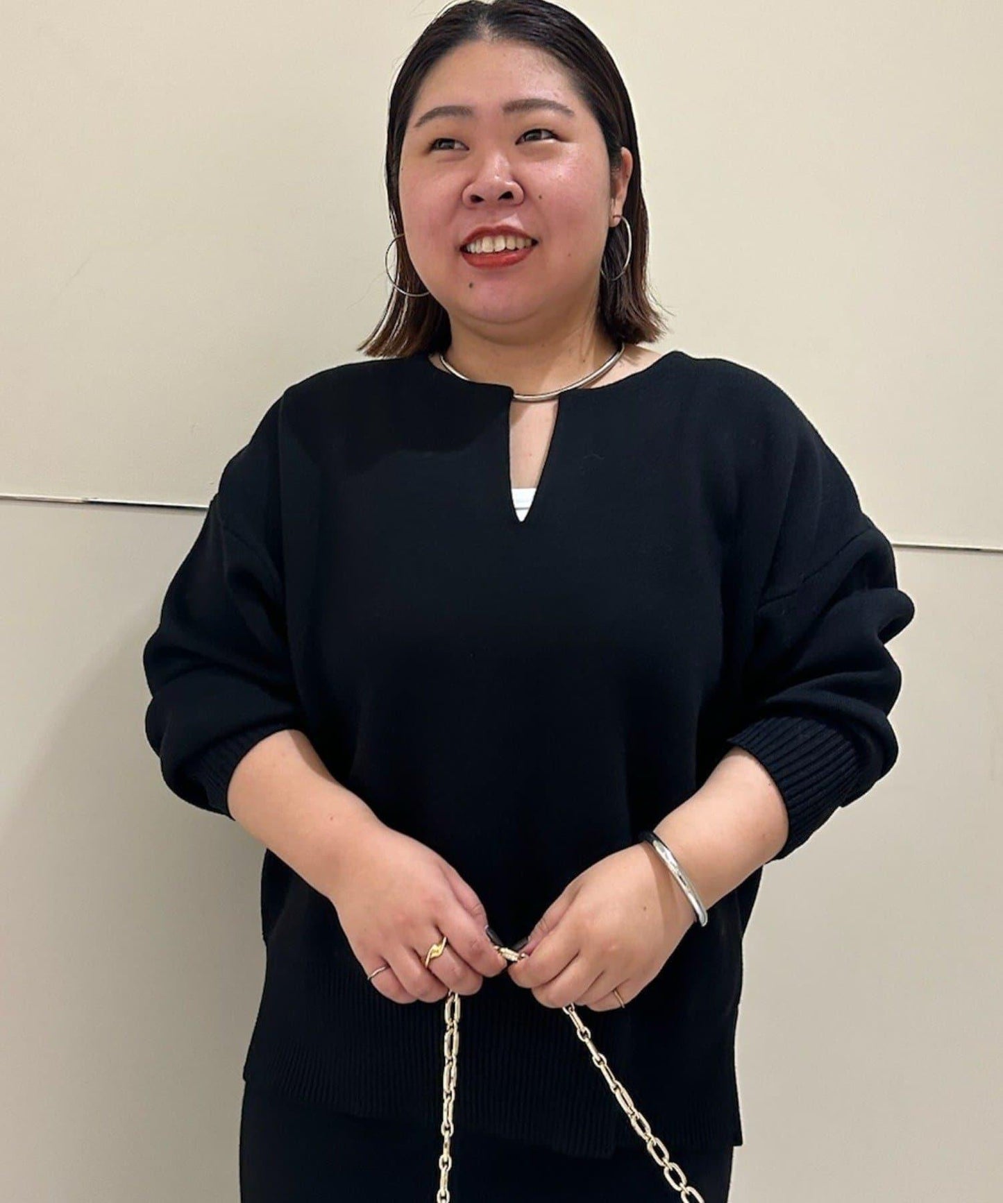 【@_shirabe.s_聯名】衛衣風翻領針織衫