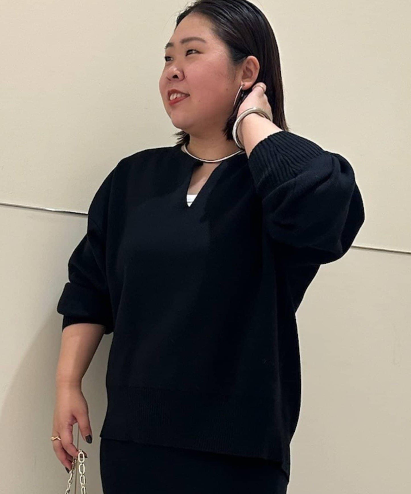 【@_shirabe.s_聯名】衛衣風翻領針織衫