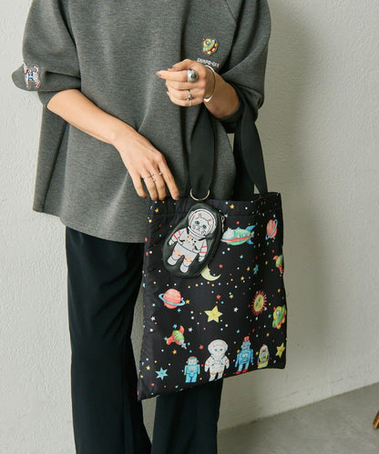 《本革》sampo×ear聯名 太空馬桶造型真皮收納盒/包包掛飾