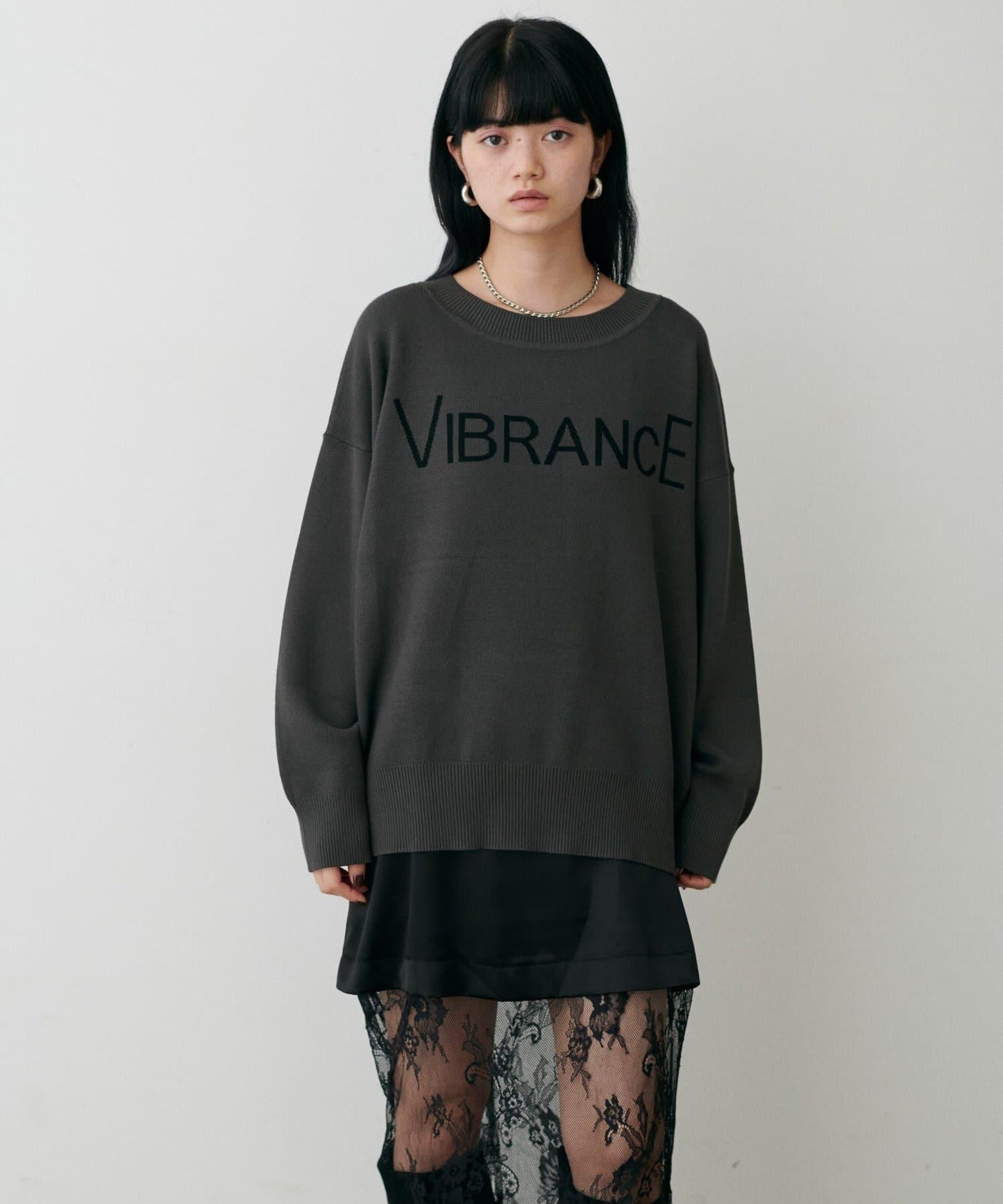 logo提花針織套頭衫