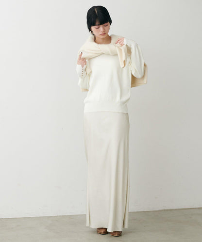 袖口小紐扣簡約針織衫