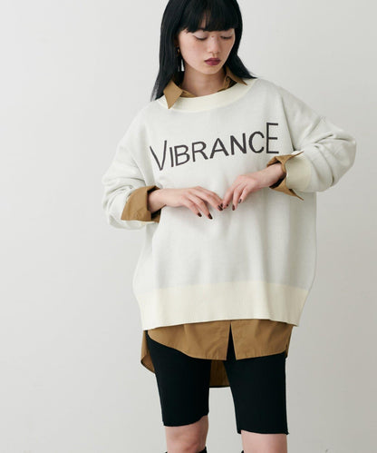 logo提花針織套頭衫