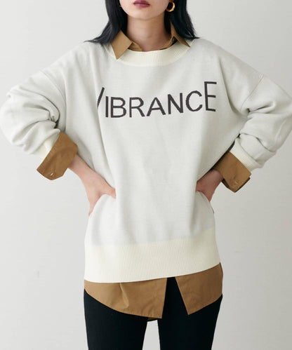 logo提花針織套頭衫