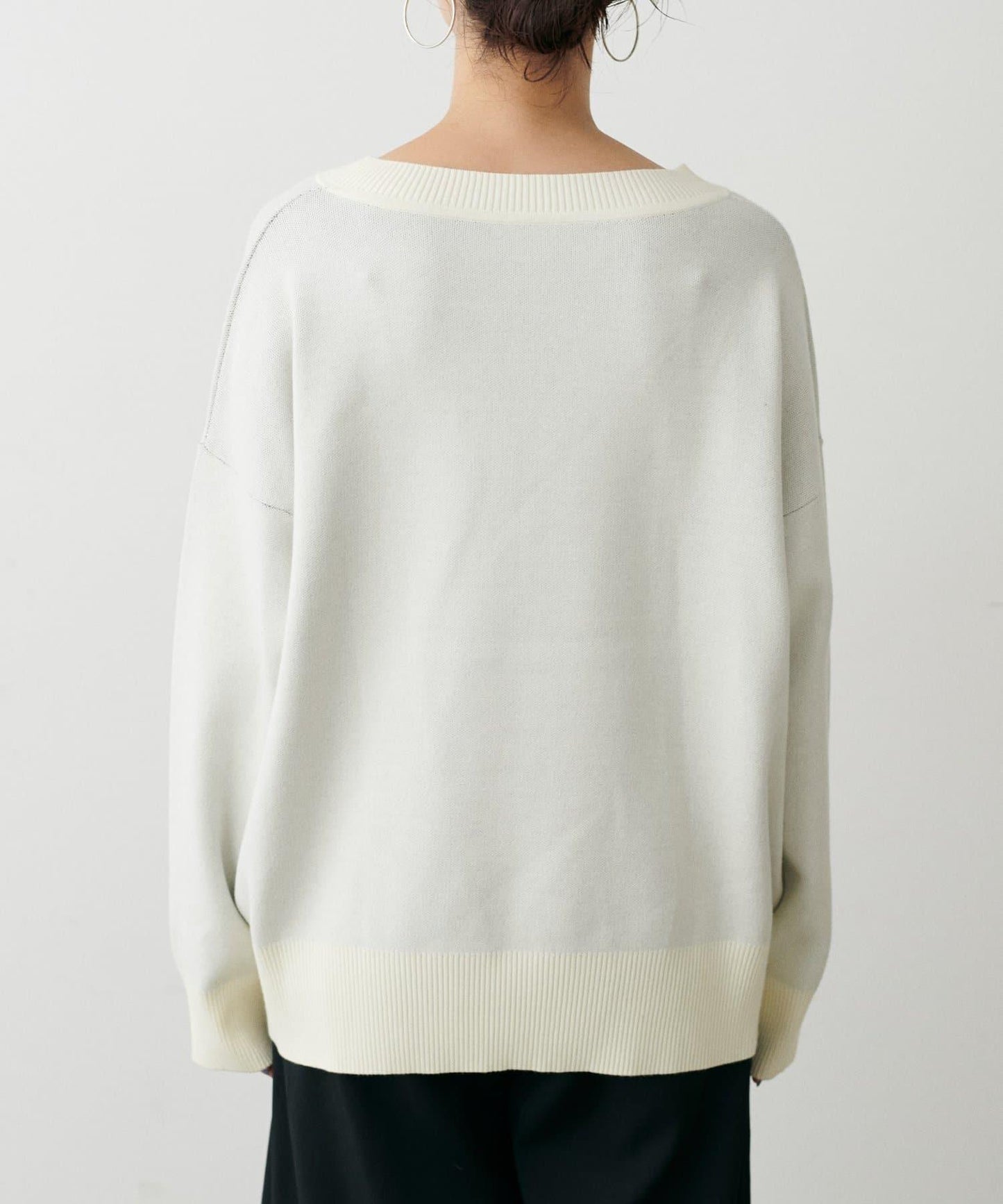 logo提花針織套頭衫