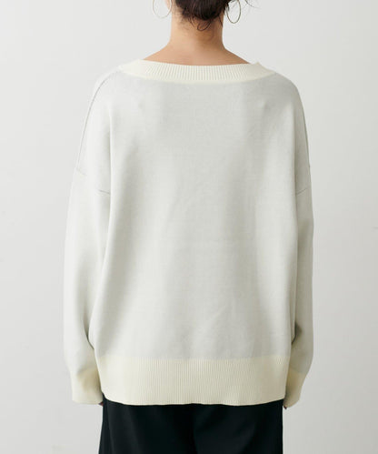 logo提花針織套頭衫