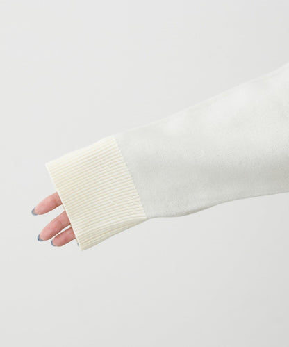 logo提花針織套頭衫