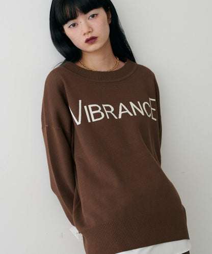 logo提花針織套頭衫