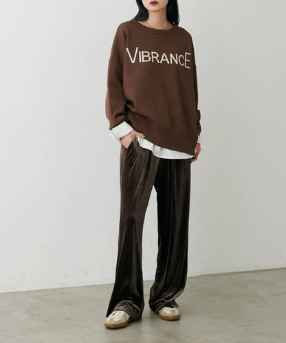 logo提花針織套頭衫