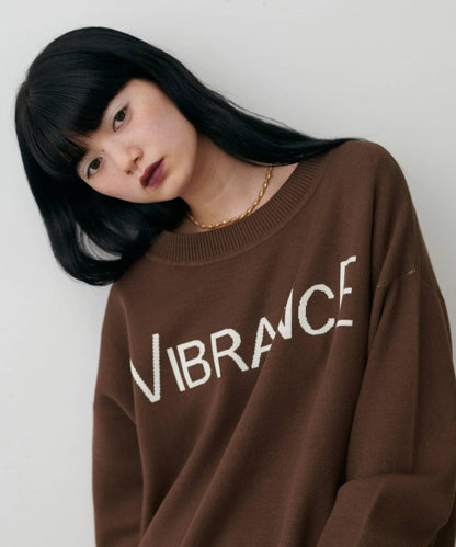 logo提花針織套頭衫