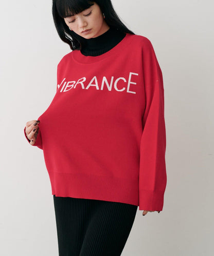 logo提花針織套頭衫