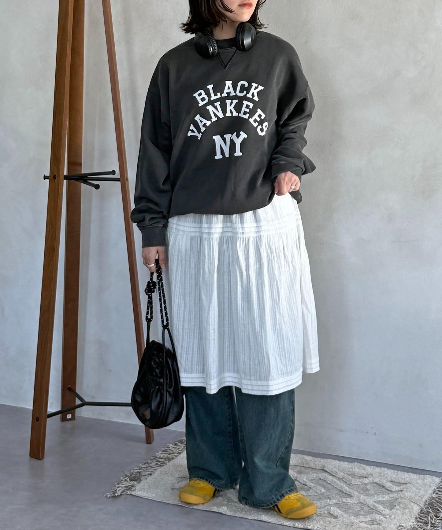 加絨內襯蕾絲裙