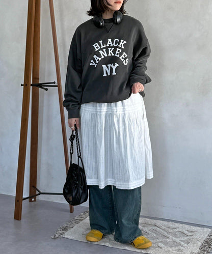 加絨內襯蕾絲裙