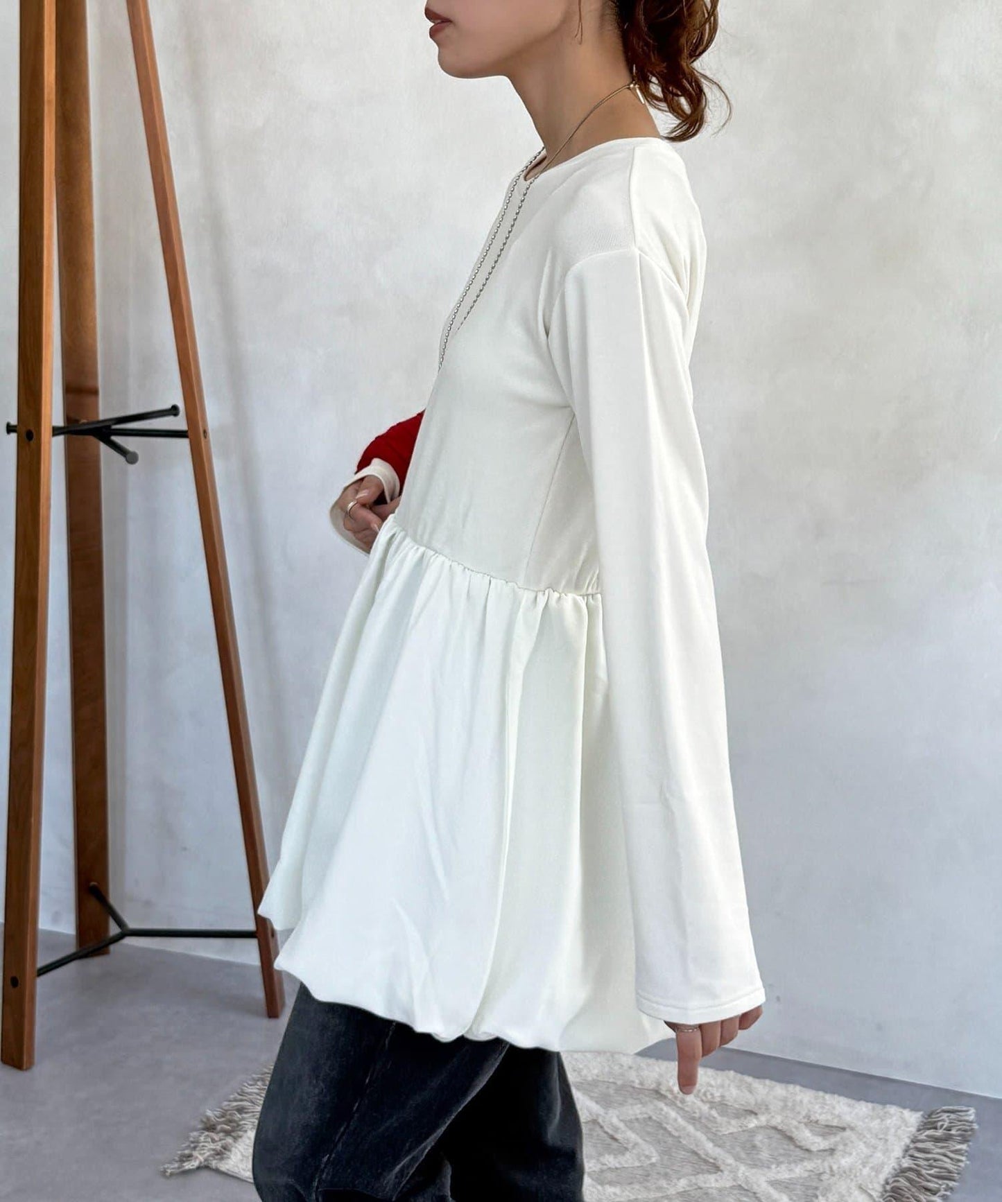 拼色疊穿風長袖T恤