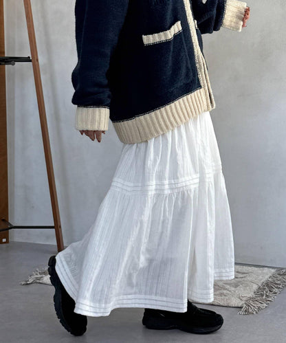 加絨內襯蕾絲裙