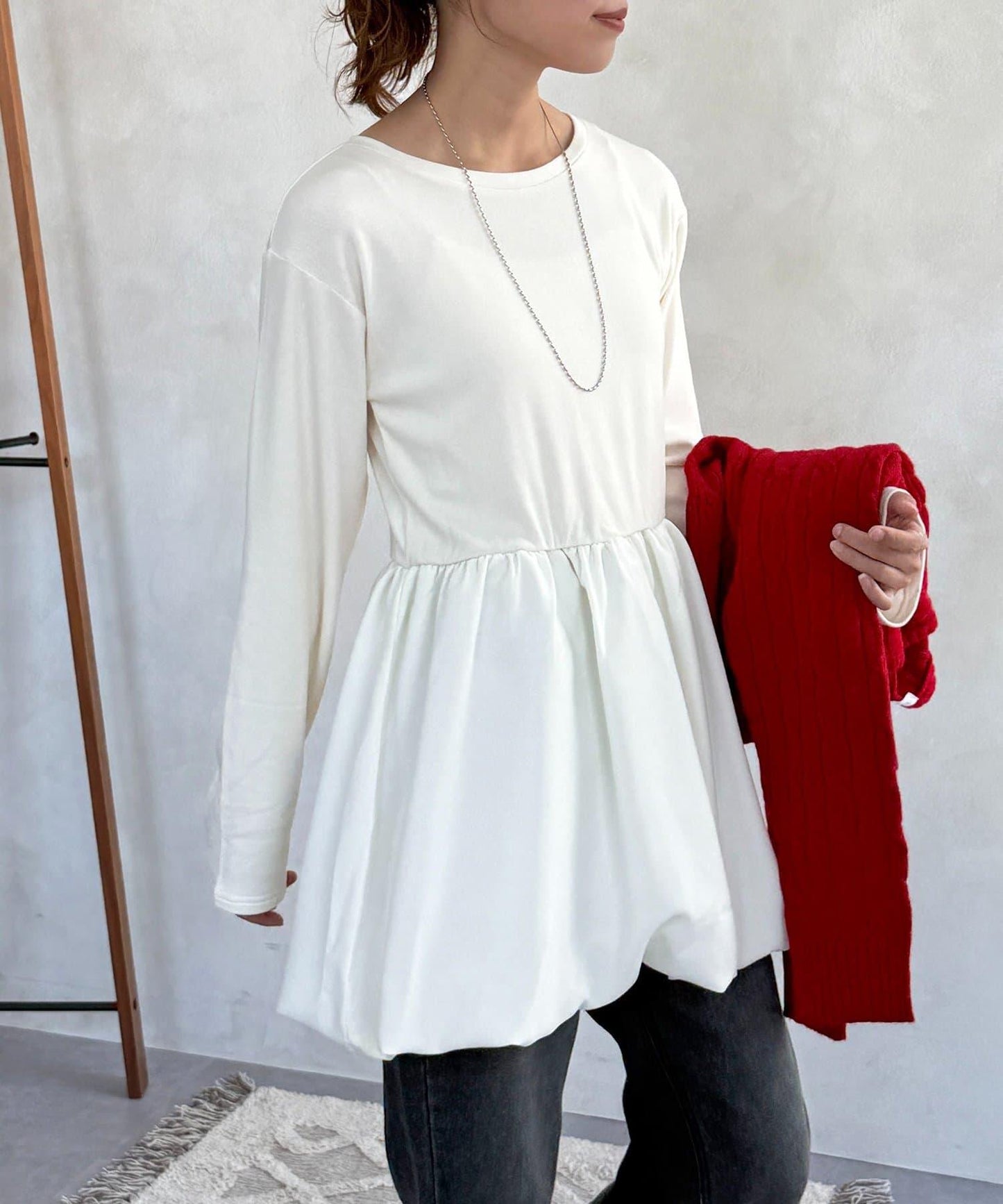 拼色疊穿風長袖T恤