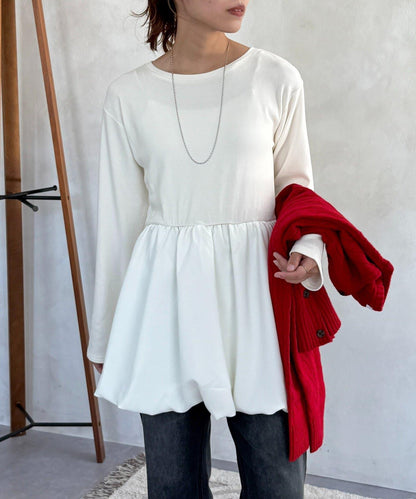 拼色疊穿風長袖T恤