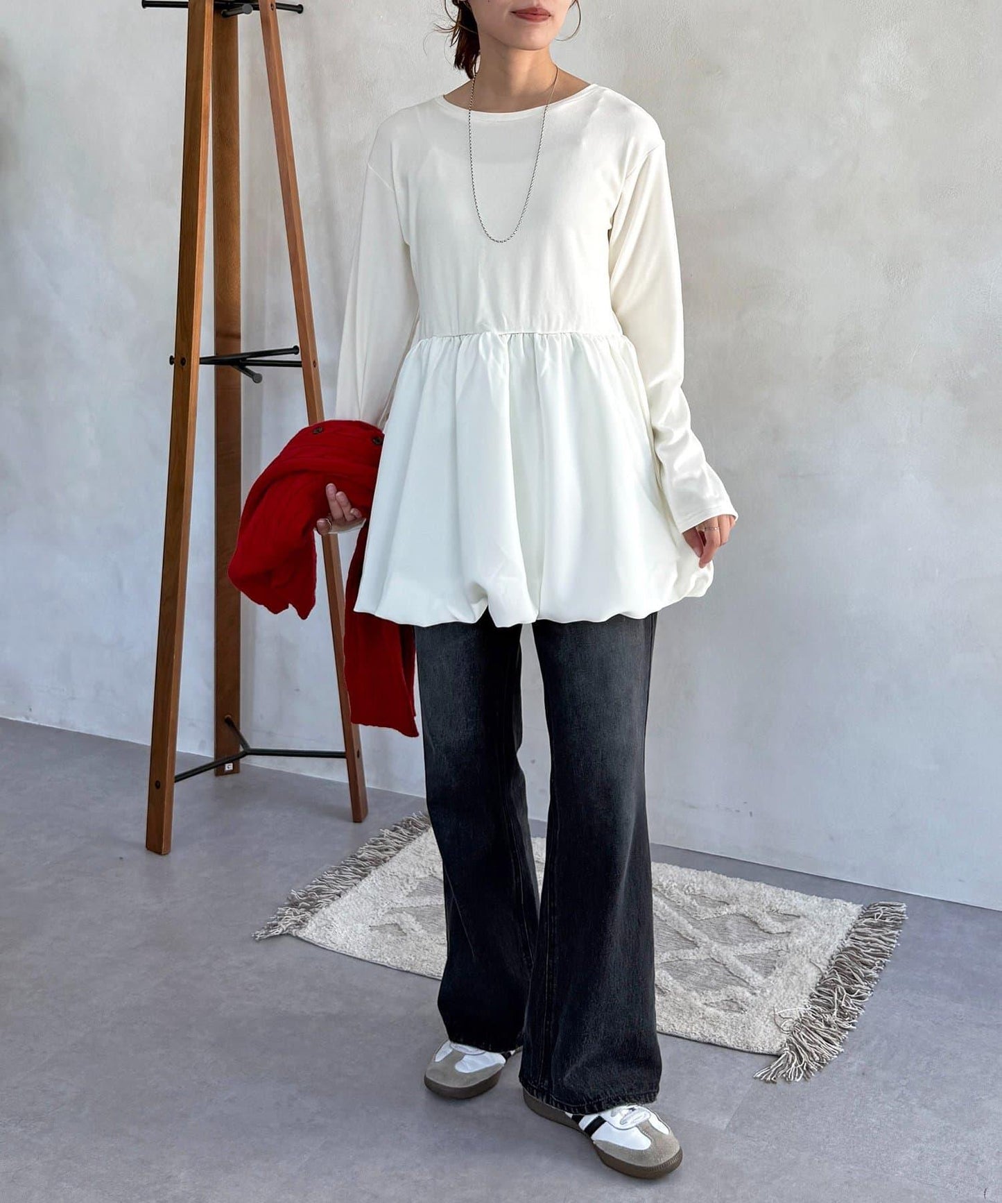 拼色疊穿風長袖T恤