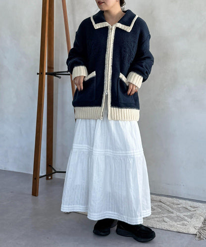 加絨內襯蕾絲裙