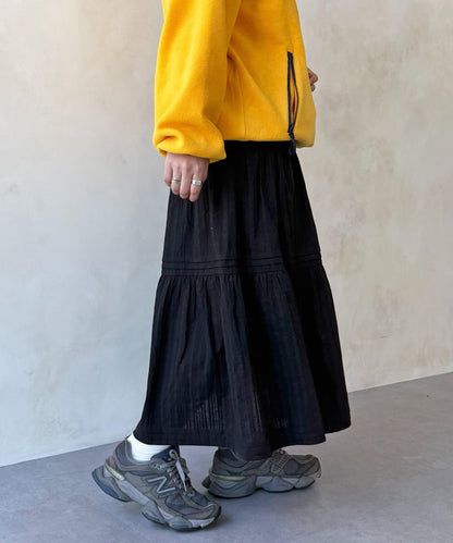 加絨內襯蕾絲裙