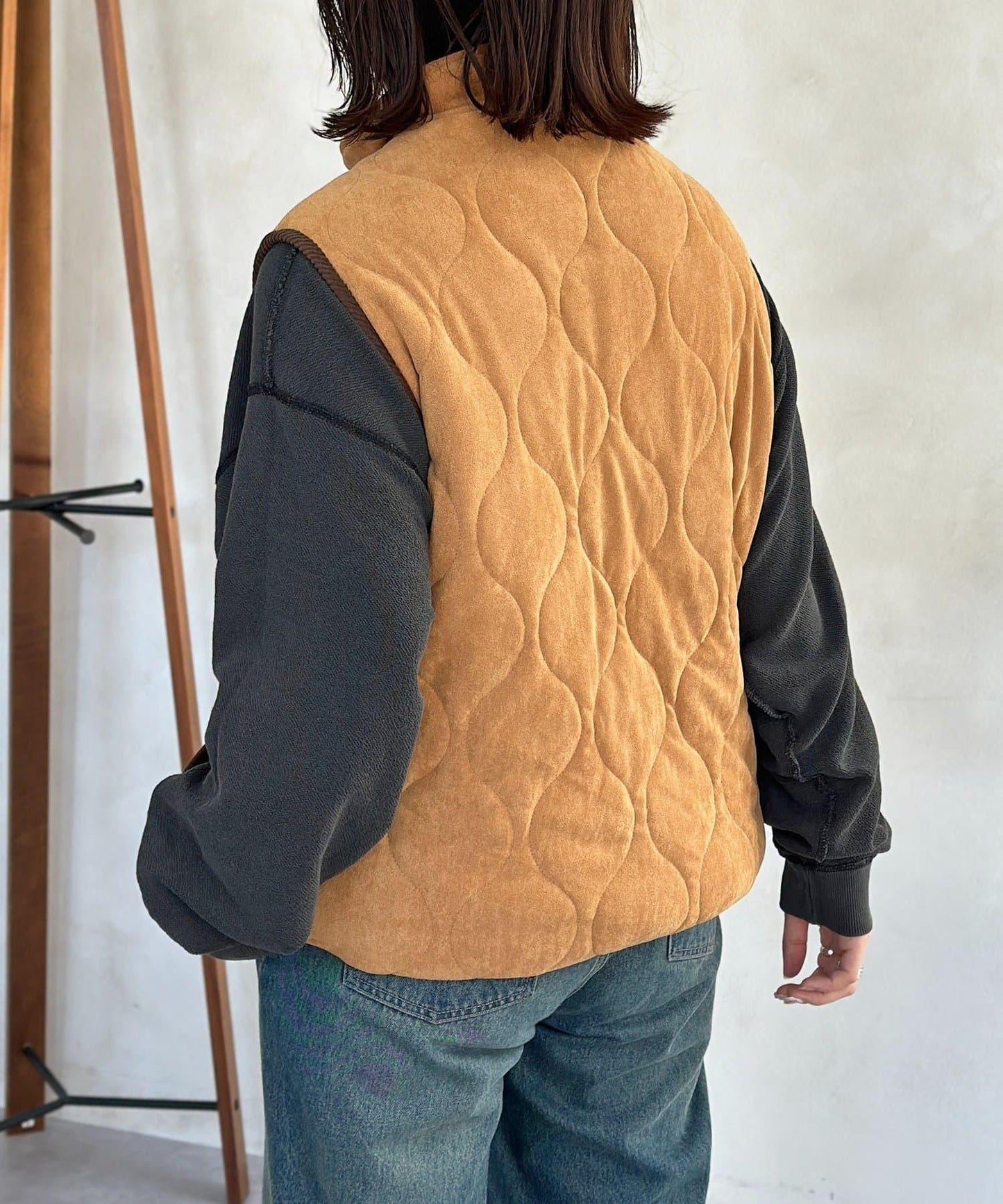 可雙面穿絎縫馬甲