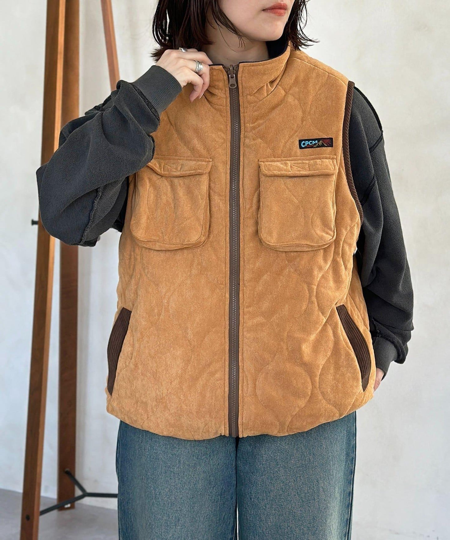 可雙面穿絎縫馬甲