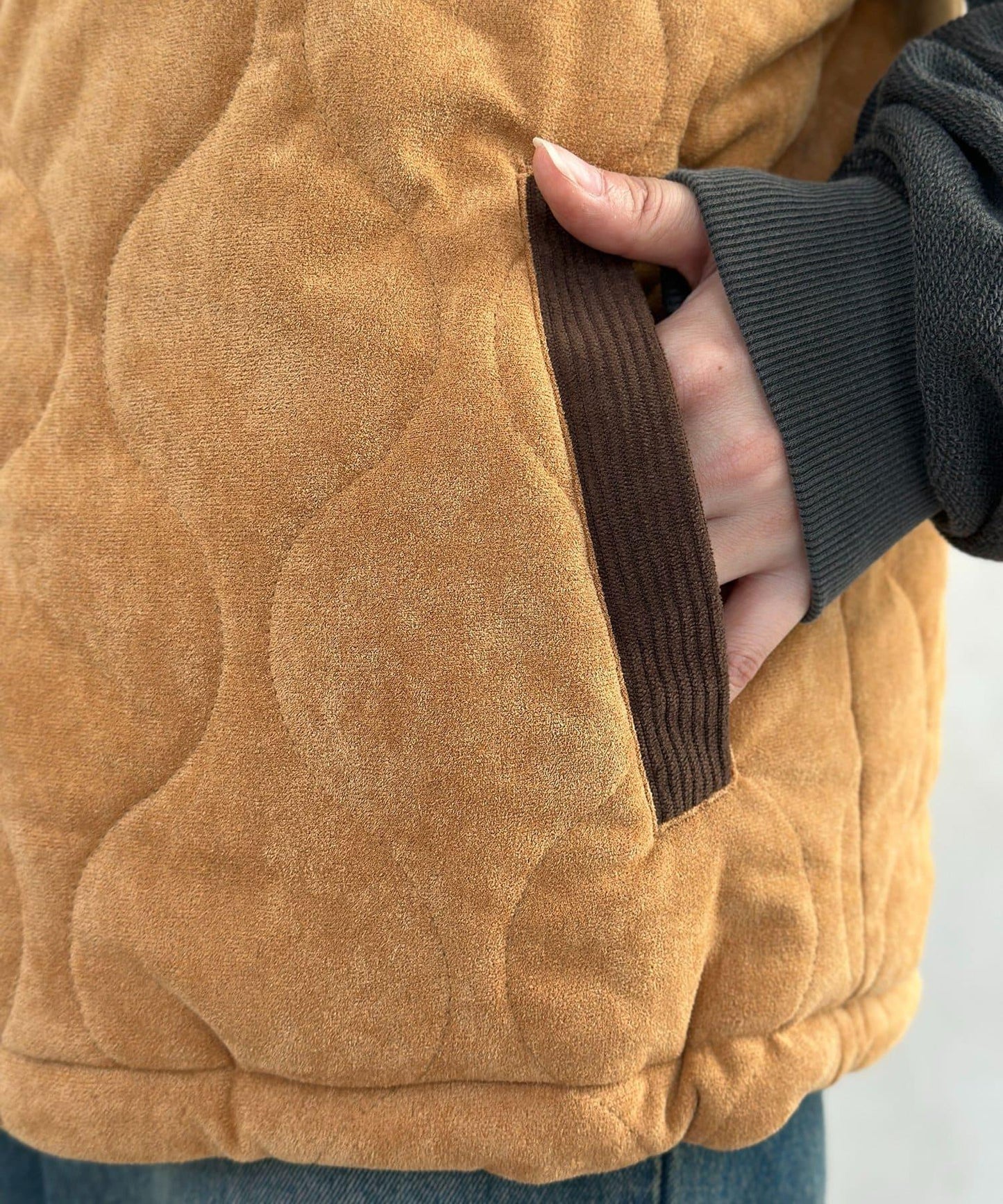 可雙面穿絎縫馬甲