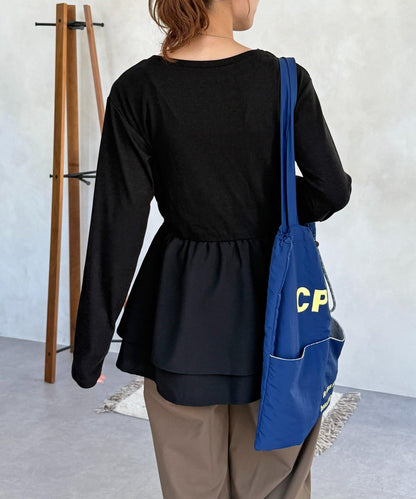 拼色疊穿風長袖T恤