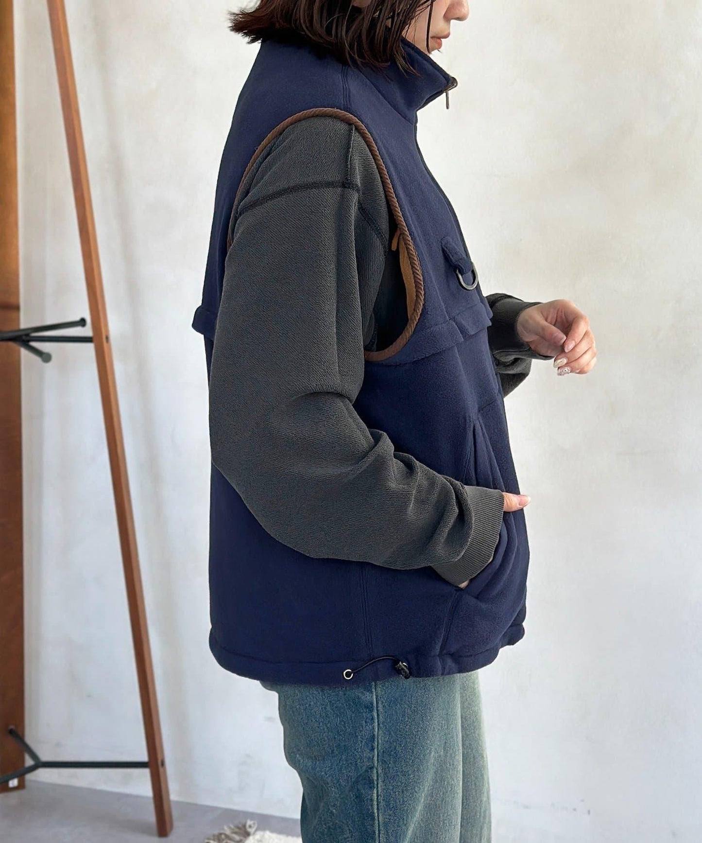 可雙面穿絎縫馬甲