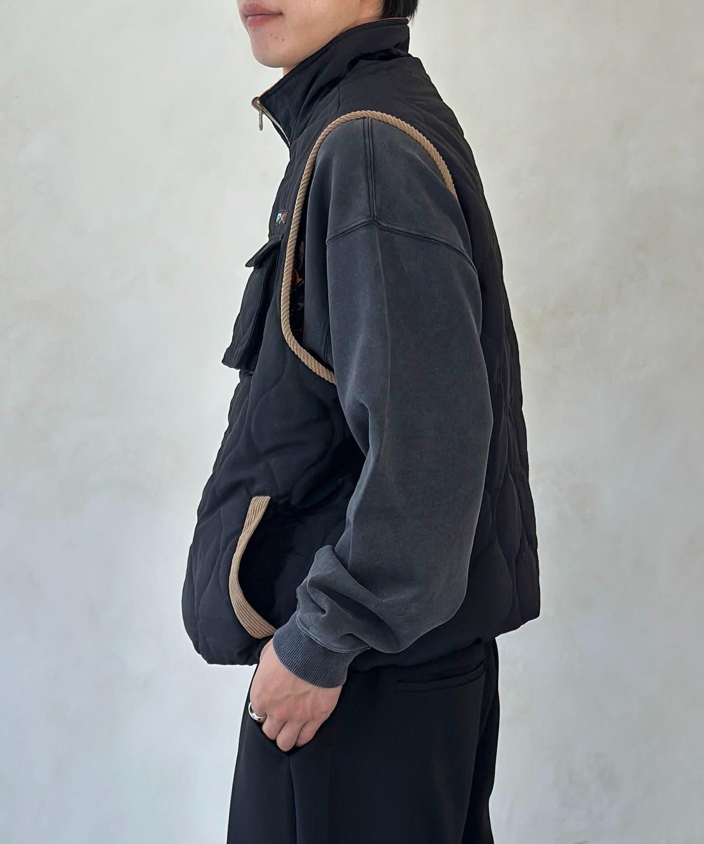 可雙面穿絎縫馬甲