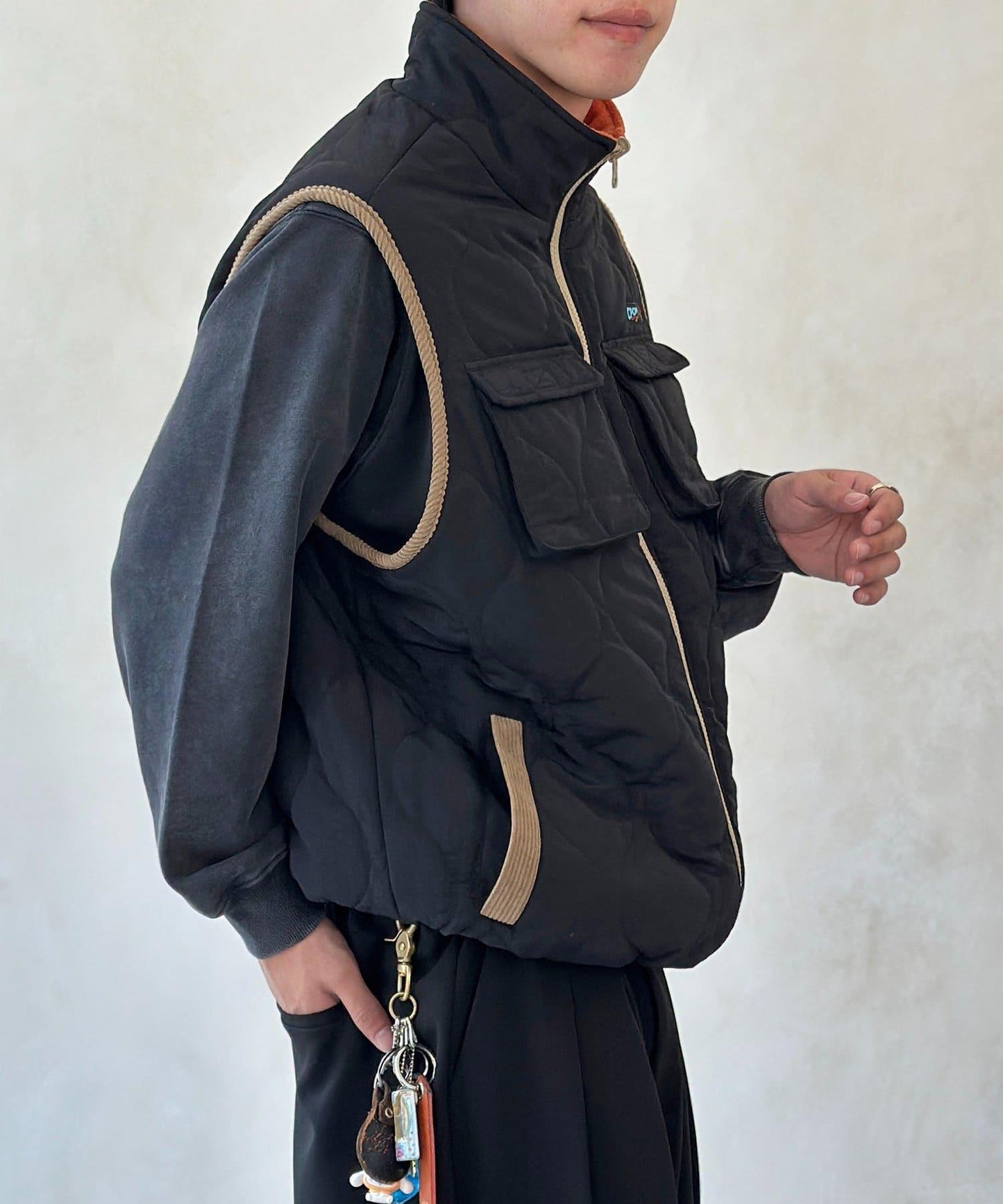 可雙面穿絎縫馬甲