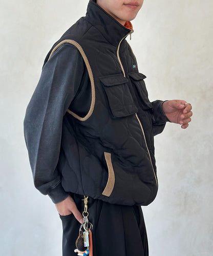 可雙面穿絎縫馬甲