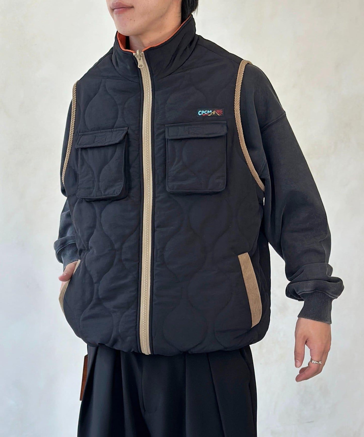 可雙面穿絎縫馬甲