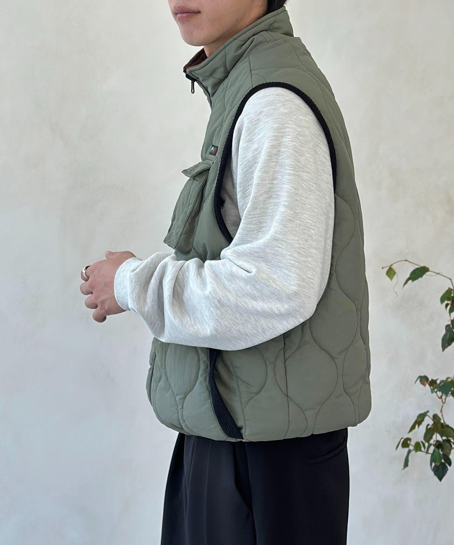 可雙面穿絎縫馬甲