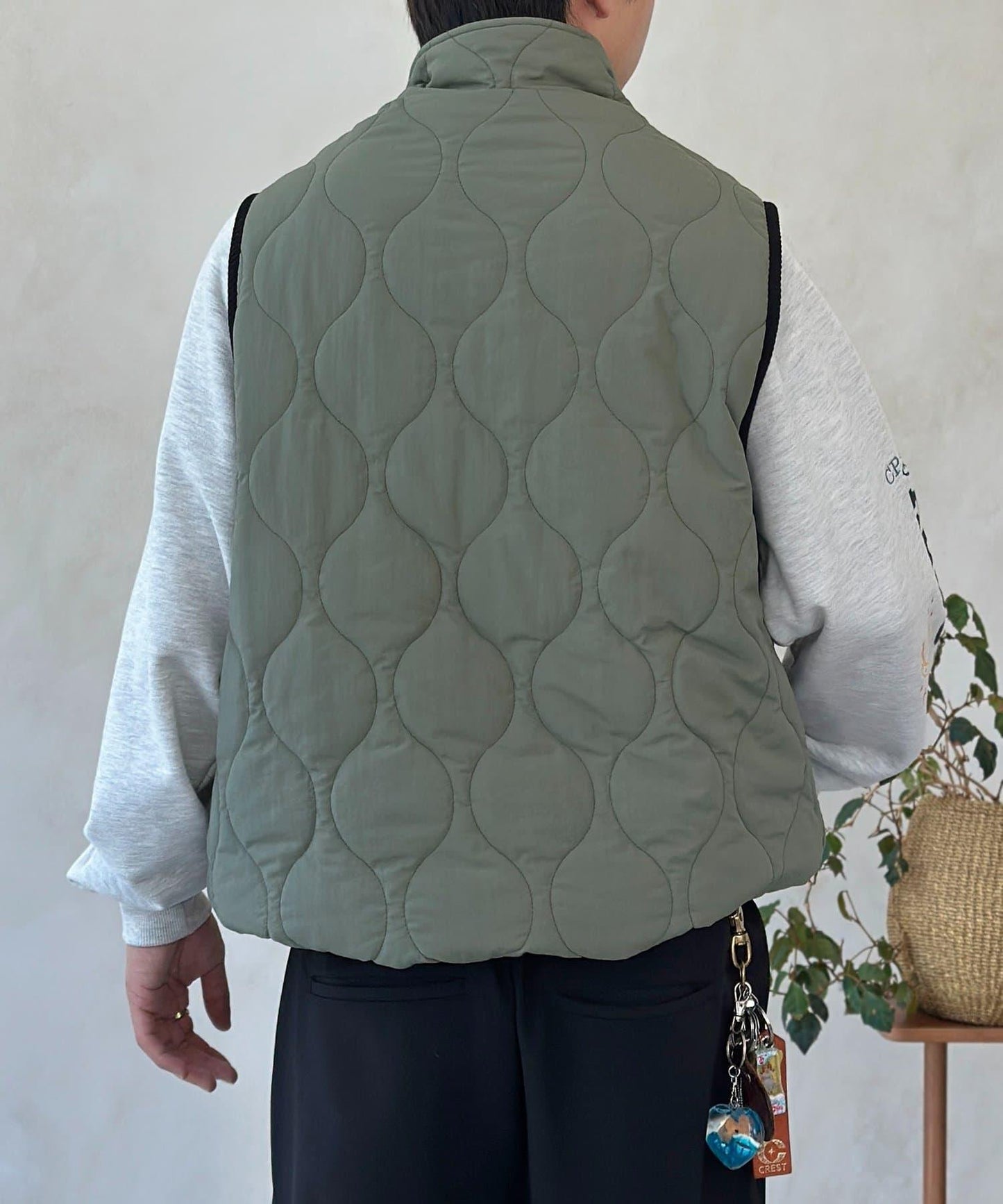 可雙面穿絎縫馬甲