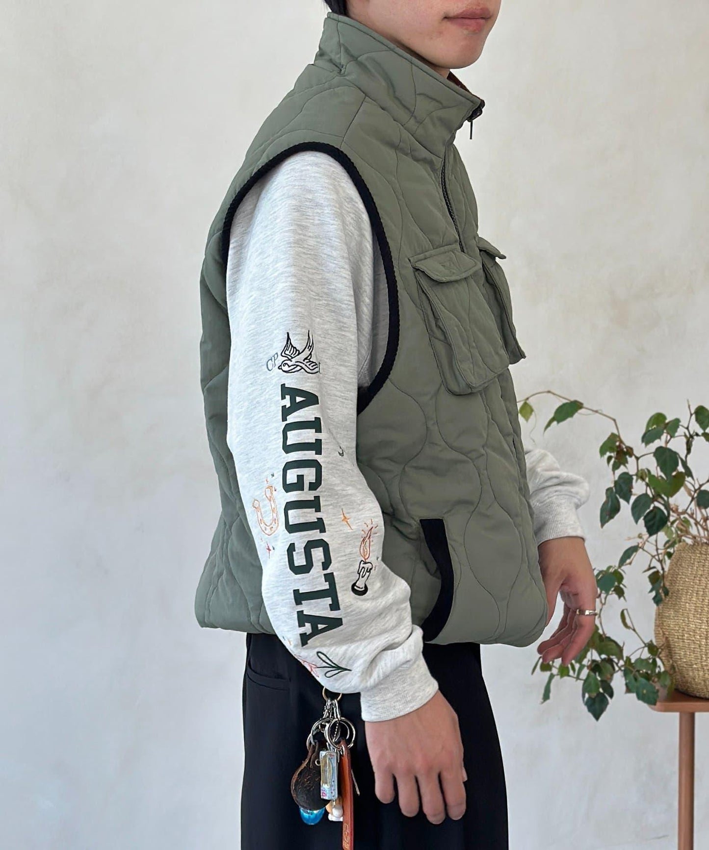 可雙面穿絎縫馬甲