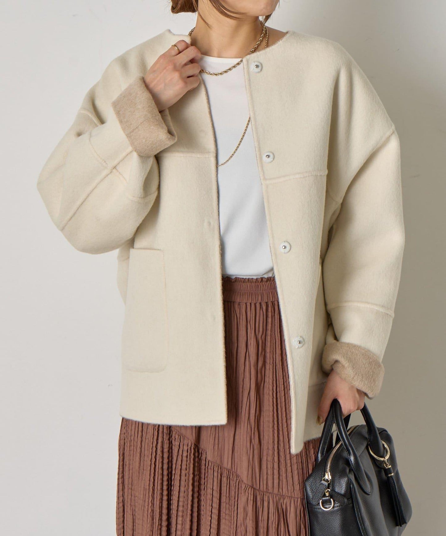 可雙面穿繭型夾克