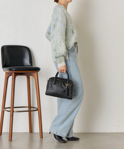 大理石紋亮片長毛針織衫