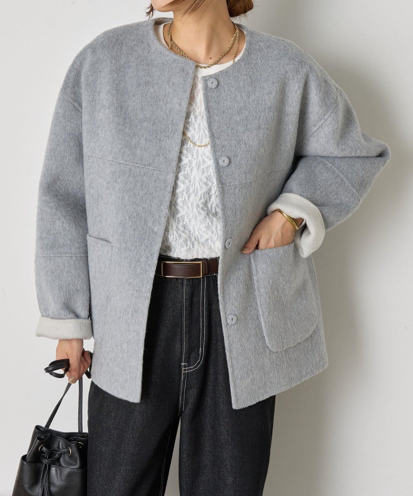 可雙面穿繭型夾克