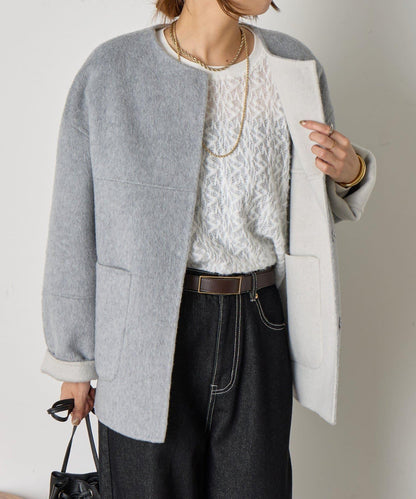 可雙面穿繭型夾克