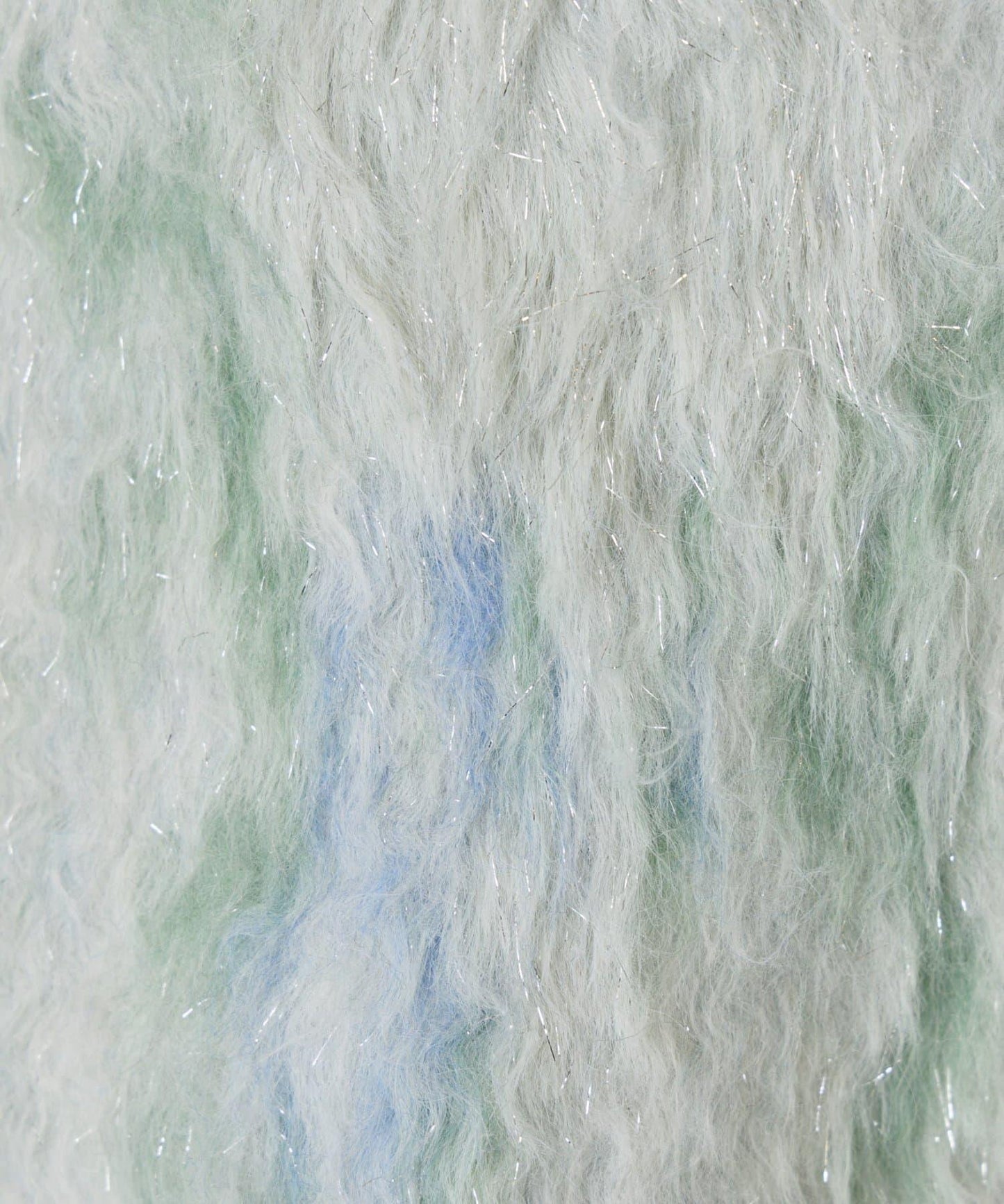 大理石紋亮片長毛針織衫