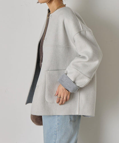 可雙面穿繭型夾克