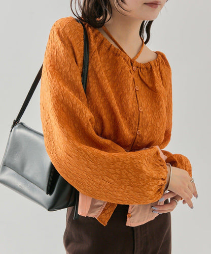 mystic 透視束身設計襯衫