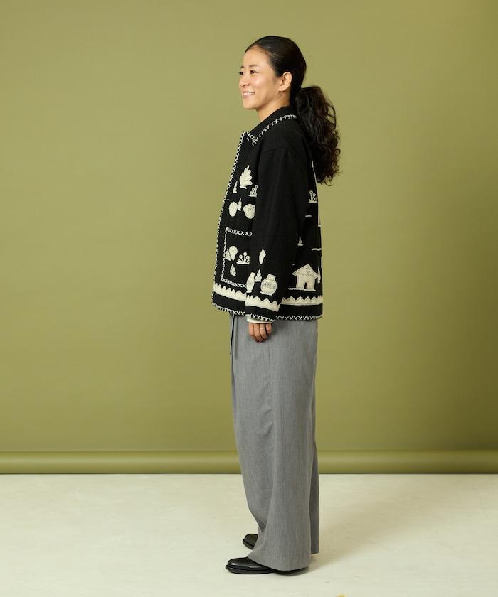 インド刺繍 ウール メキシカン ジャケット