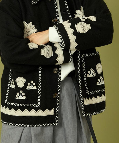 インド刺繍 ウール メキシカン ジャケット