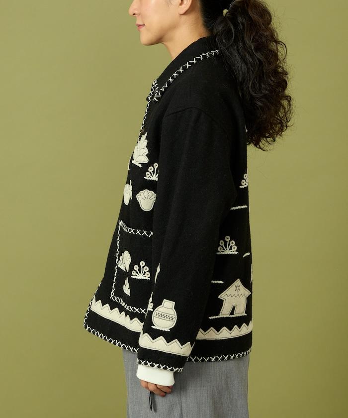 インド刺繍 ウール メキシカン ジャケット