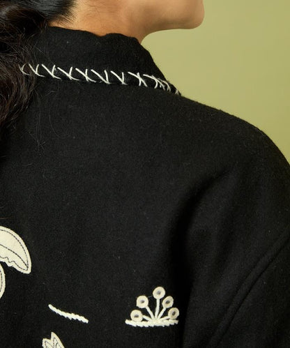 インド刺繍 ウール メキシカン ジャケット