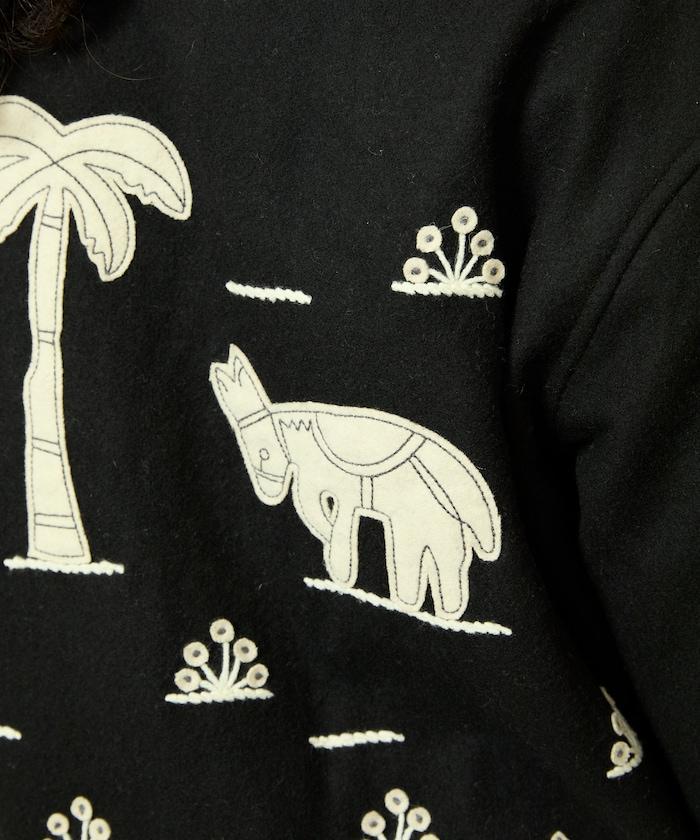 インド刺繍 ウール メキシカン ジャケット